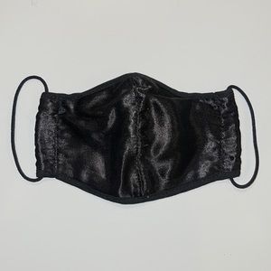 Black Satin Kids Face Mask For Sale!!